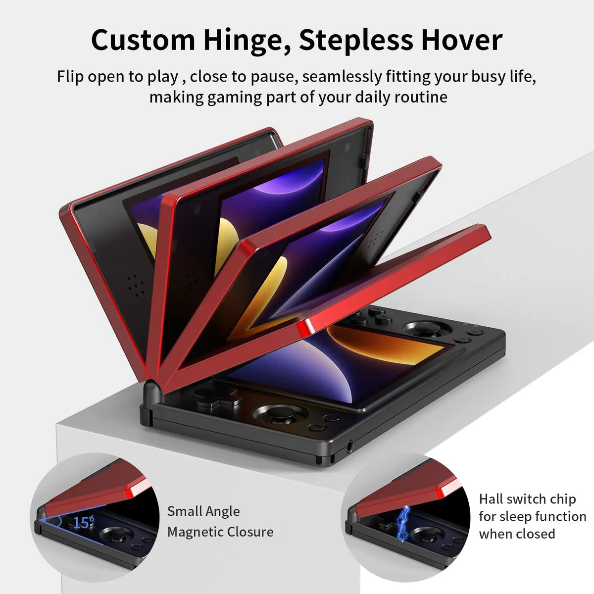 Mroace Dual Screen Retro Handheld Game Console