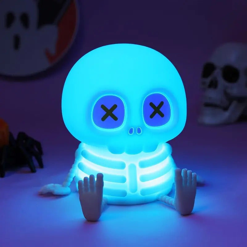 Mroace Touch Control Silicone Skull Night Light
