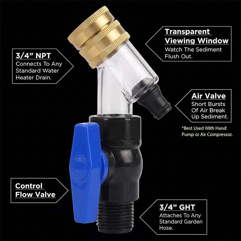 Mroace Water Heater Sediment Cleaning Tool