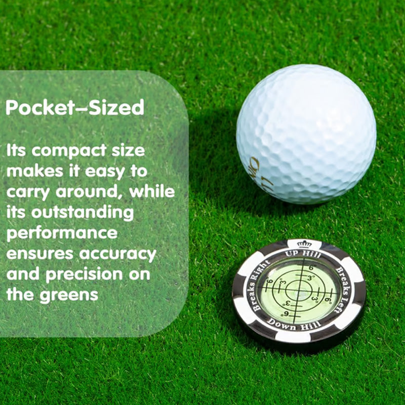 Mroace Precision Golf Green Reading Level And Ball Marker