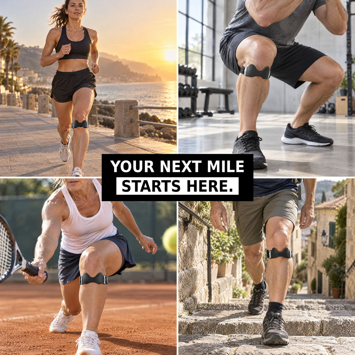 Mroace Adjustable Patella Knee Support Strap