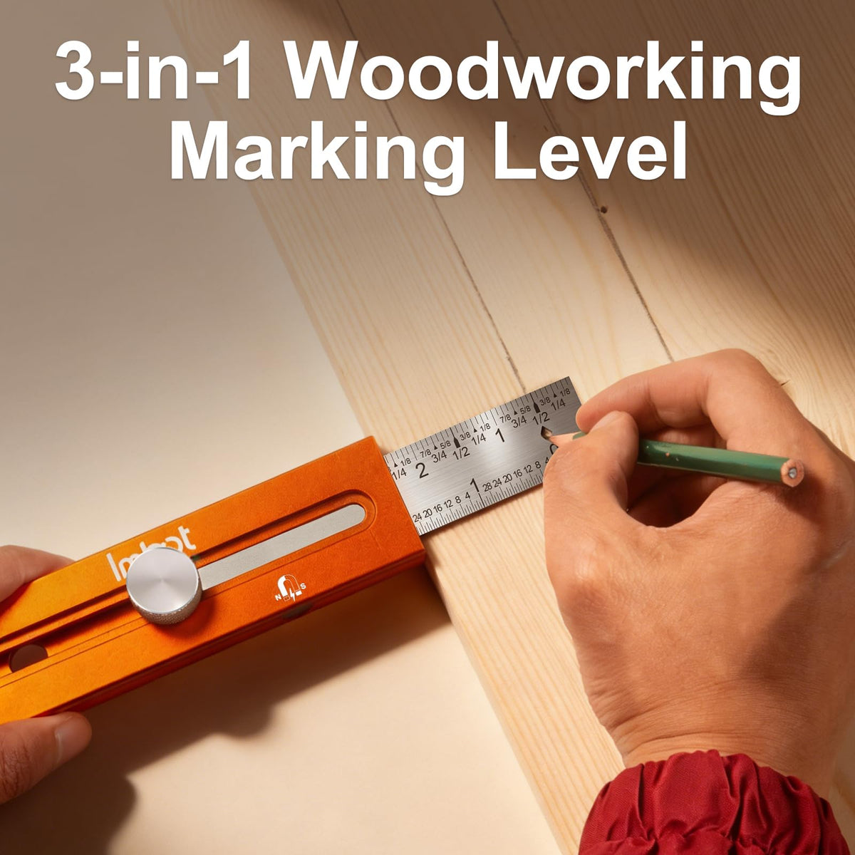 Mroace Precision Multi Level Marking Ruler
