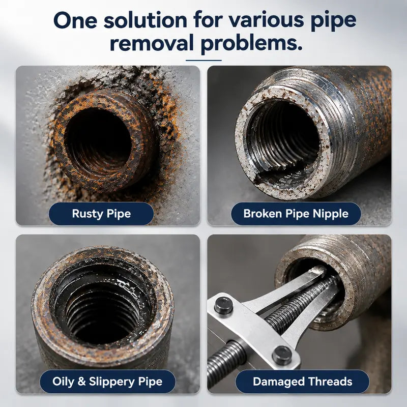 Mroace Broken Pipe Nipple Extractor Tool Set