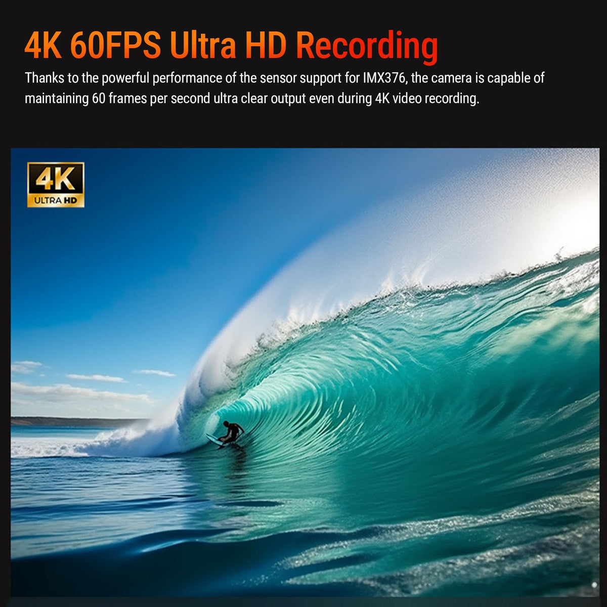 Mroace Waterproof WiFi Action Camera