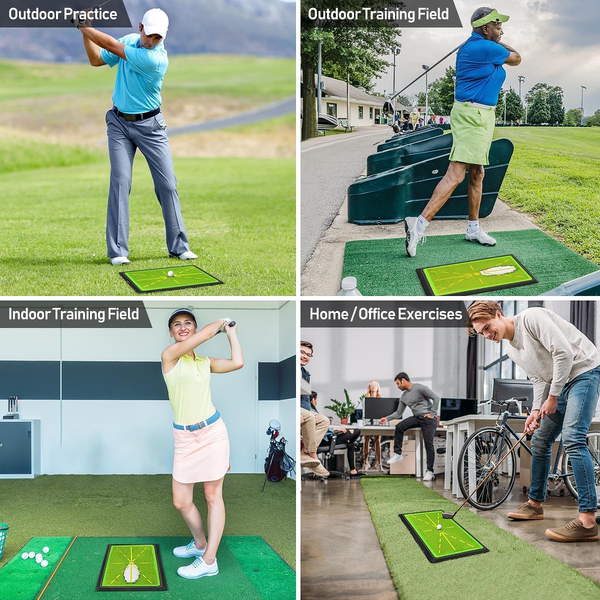 Mroace Golf Trace Strike Training Mat