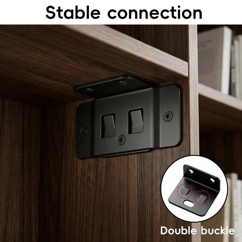 Mroace Heavy Duty Stainless Steel Corner Brackets