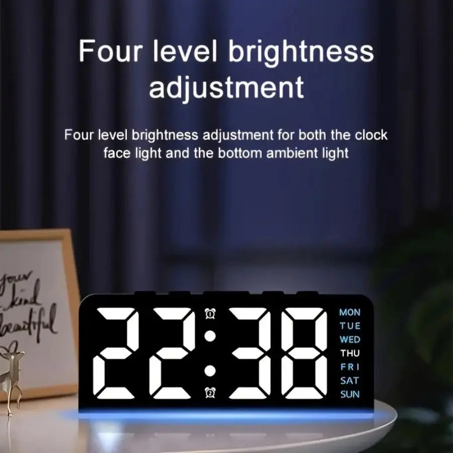 Mroace Multifunctional LED Digital Alarm Clock
