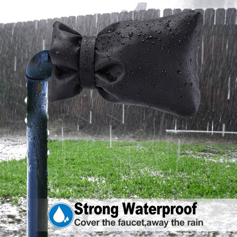 Mroace Waterproof Insulated Outdoor Faucet Freeze Protection Cover