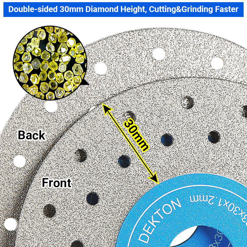 Mroace Diamond Chamfer Blades for Tile and Stone – 3PCS