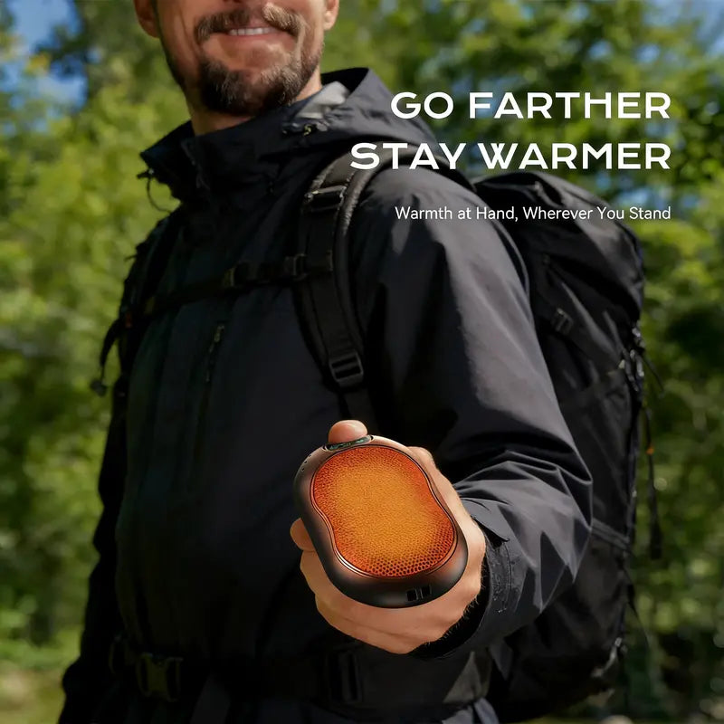 Mroace Rechargeable Electric Hand Warmers With Adjustable Heat Levels