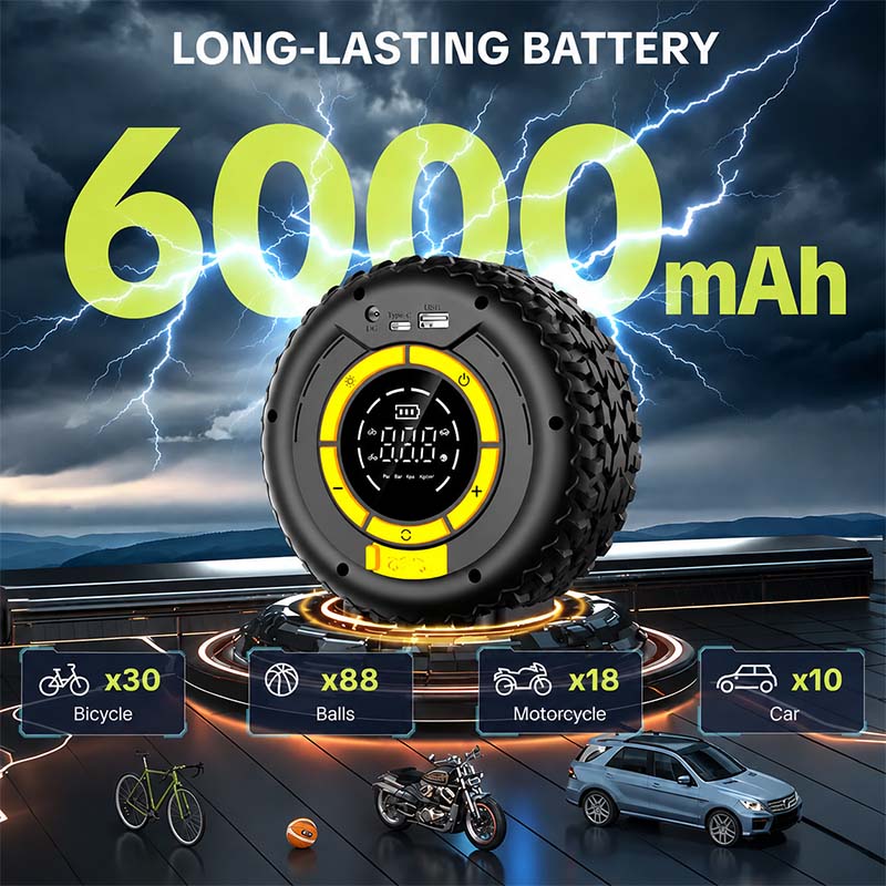 Mroace Portable Tire Inflator And Jump Starter