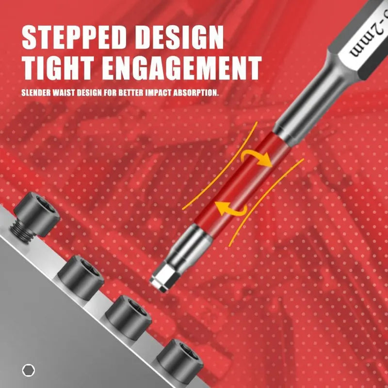 Mroace Magnetic Hex Driver Bit Set
