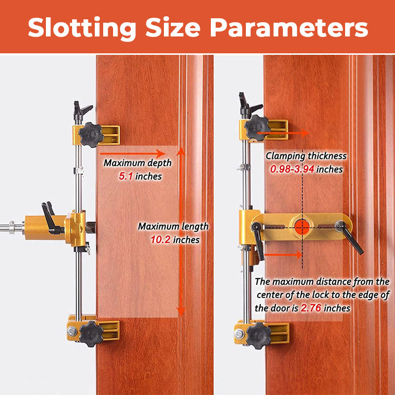 Mroace Adjustable Door Lock Hole Opener Kit