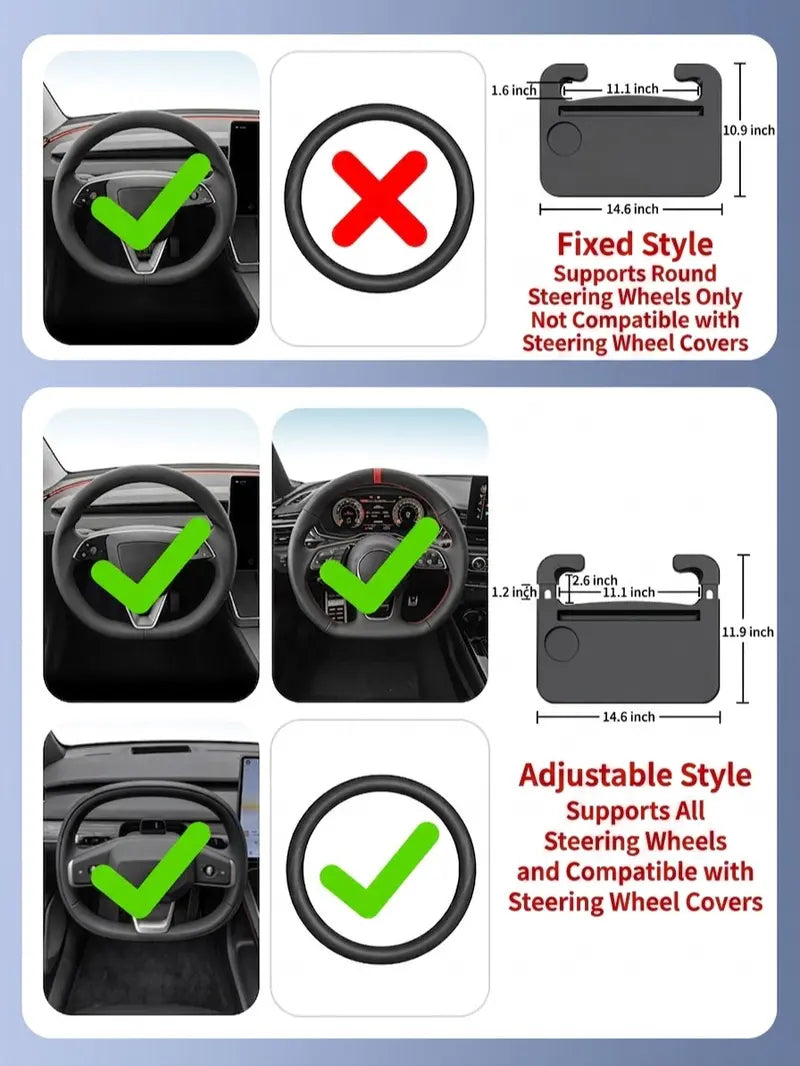 Mroace Multifunctional Steering Wheel Tray