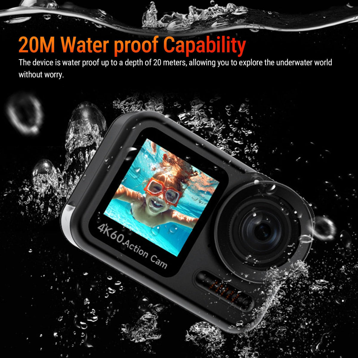 Mroace Waterproof WiFi Action Camera