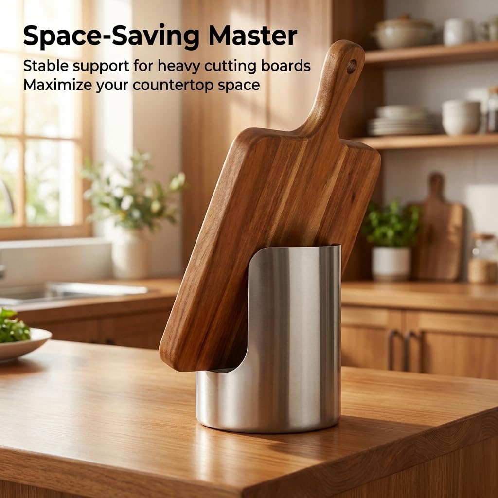 Mroace Rust Resistant Stainless Steel Utensil Holder