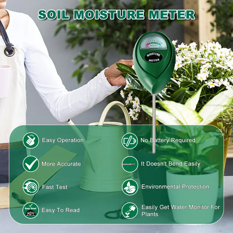 Mroace Battery Free Soil Moisture Meter