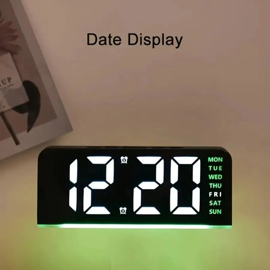 Mroace Multifunctional LED Digital Alarm Clock