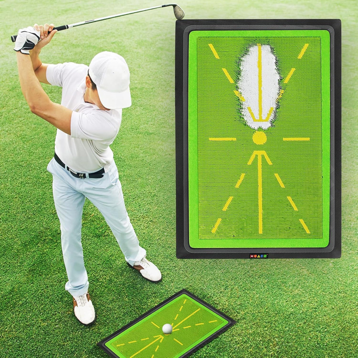 Mroace Golf Trace Strike Training Mat