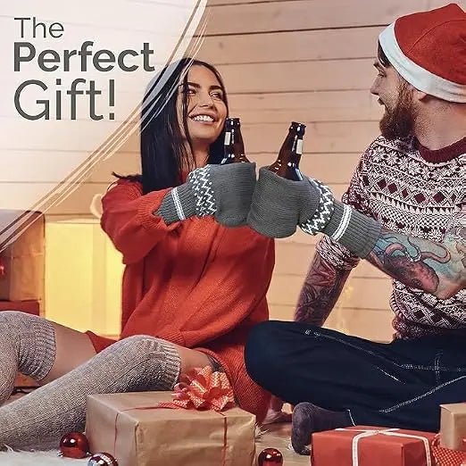 Mroace Insulated Knitted Beer Mitten Gloves