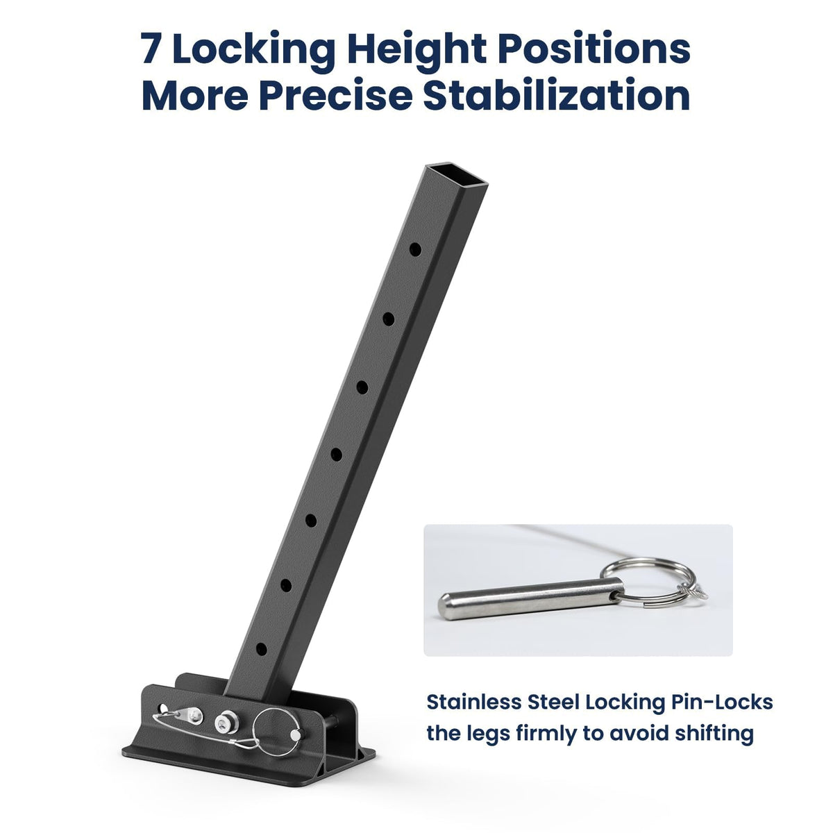 Mroace Heavy-Duty Aluminum I-Beam RV Stabilizer Jack