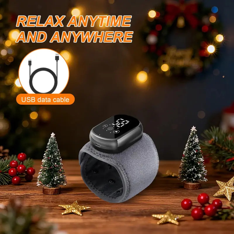Mroace Rechargeable Heated Vibration Wrist Massager