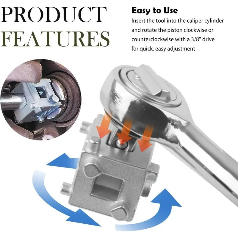 Mroace Universal Cube Brake Caliper Compression Tool