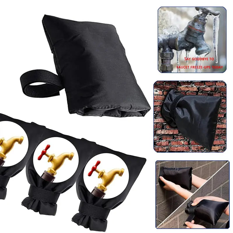 Mroace Waterproof Insulated Outdoor Faucet Freeze Protection Cover