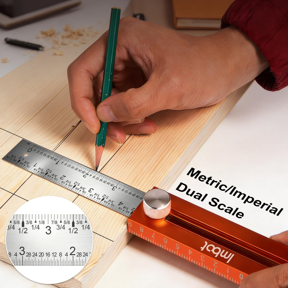 Mroace Precision Multi Level Marking Ruler