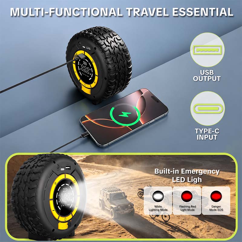 Mroace Portable Tire Inflator And Jump Starter
