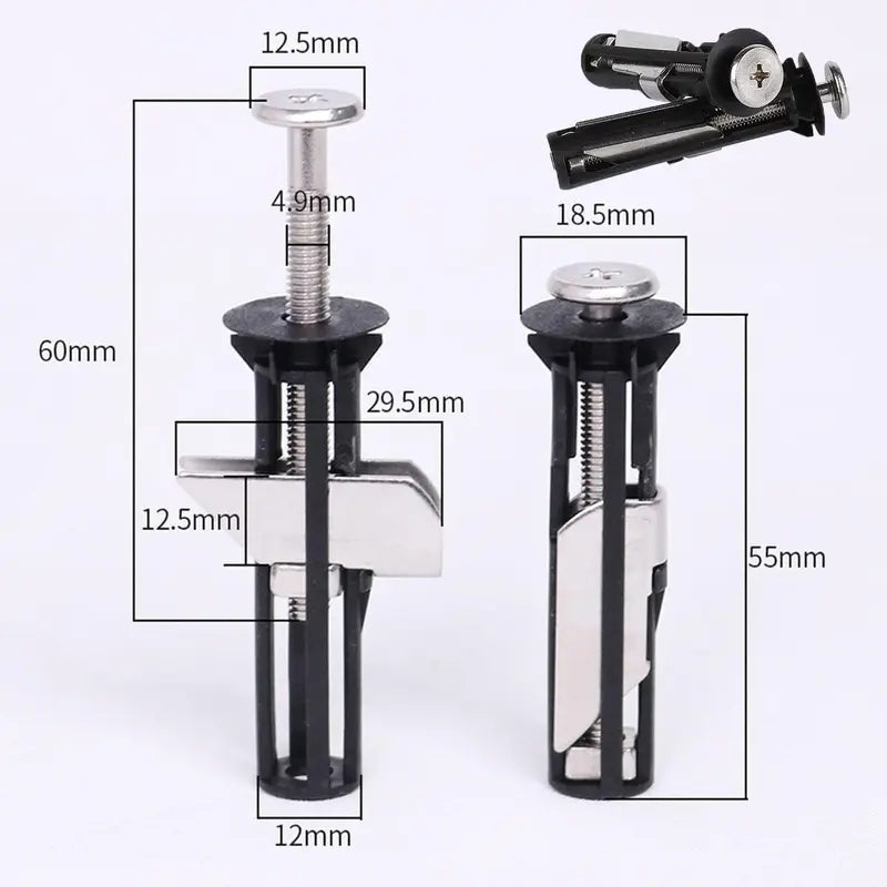 Mroace Universal Quick Release Toilet Seat Bolt Kit