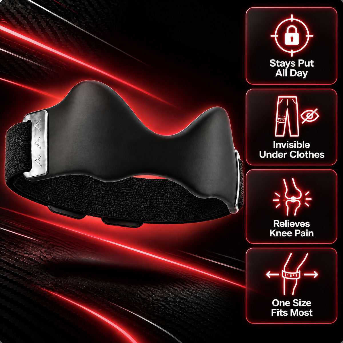 Mroace Adjustable Patella Knee Support Strap