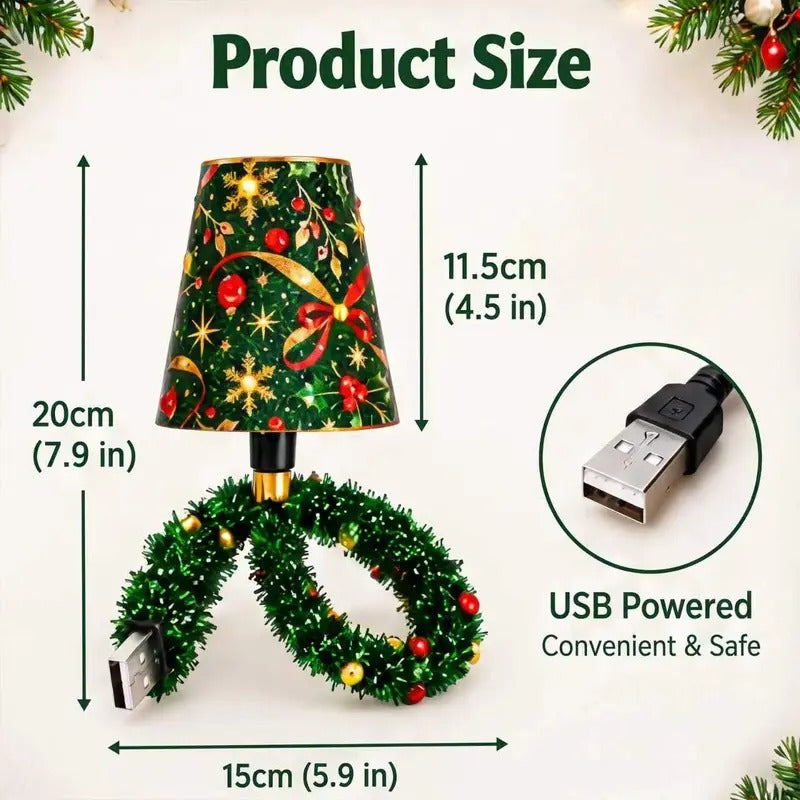 Mroace USB LED Christmas Pattern Projector Night Light