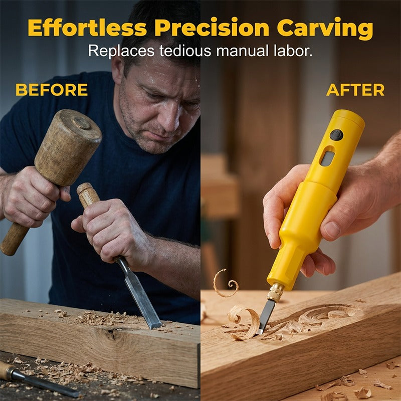 Mroace Cordless Electric Wood Carving Chisel Kit