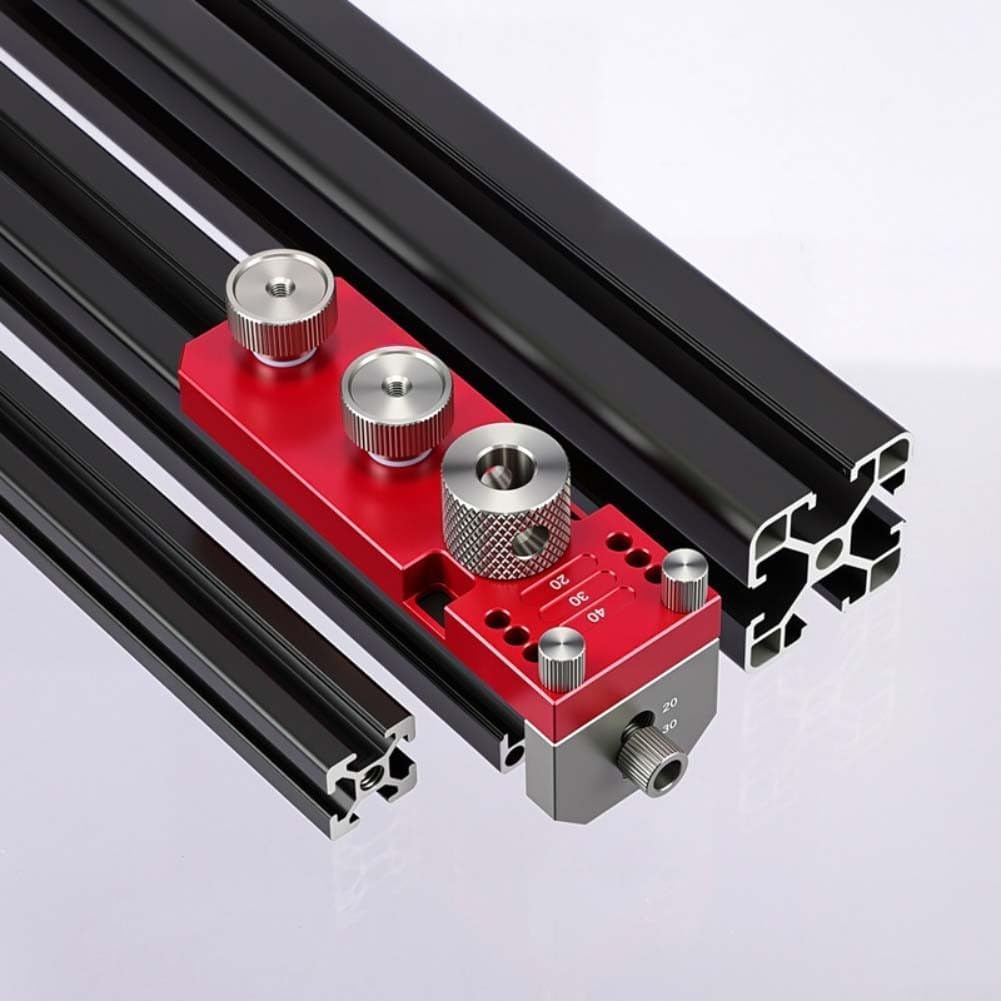 Mroace Aluminum Profile Drilling Guide Kit
