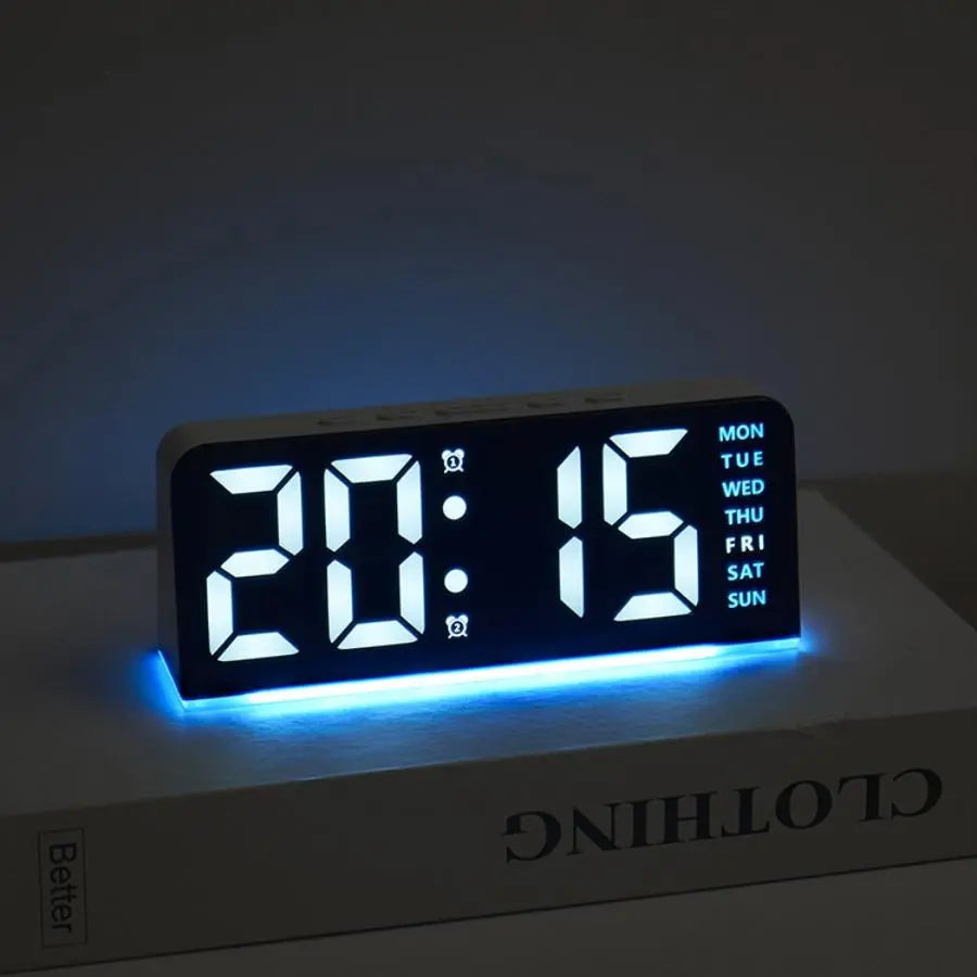 Mroace Multifunctional LED Digital Alarm Clock