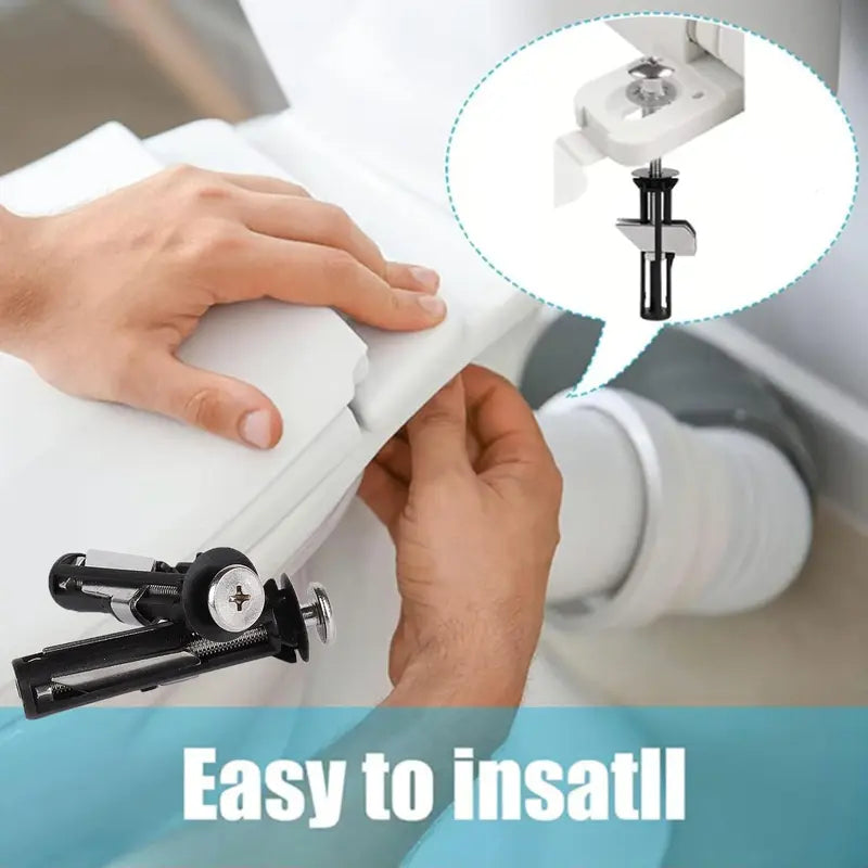 Mroace Universal Quick Release Toilet Seat Bolt Kit