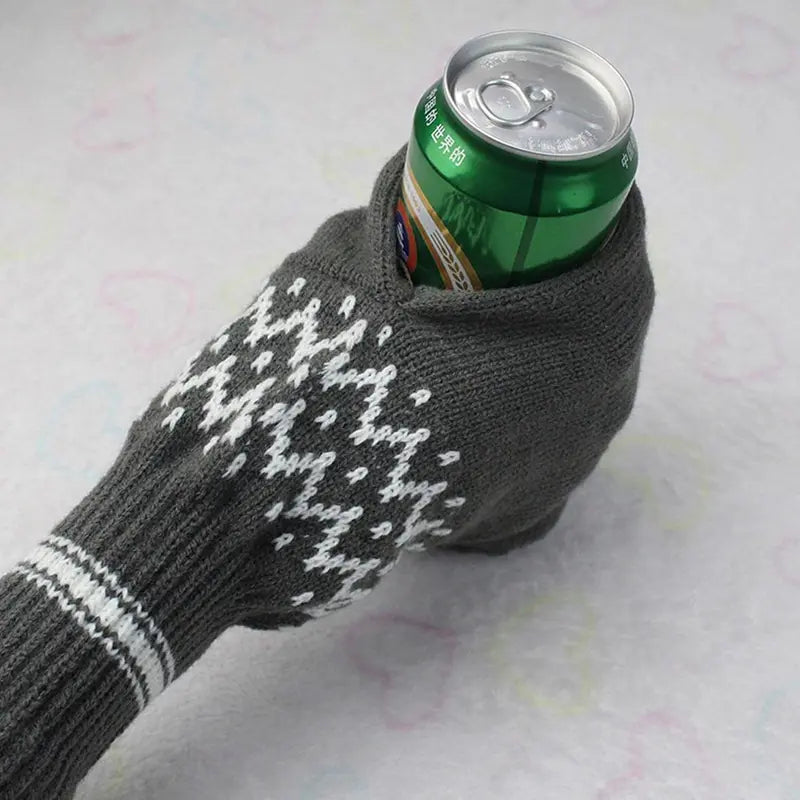 Mroace Insulated Knitted Beer Mitten Gloves