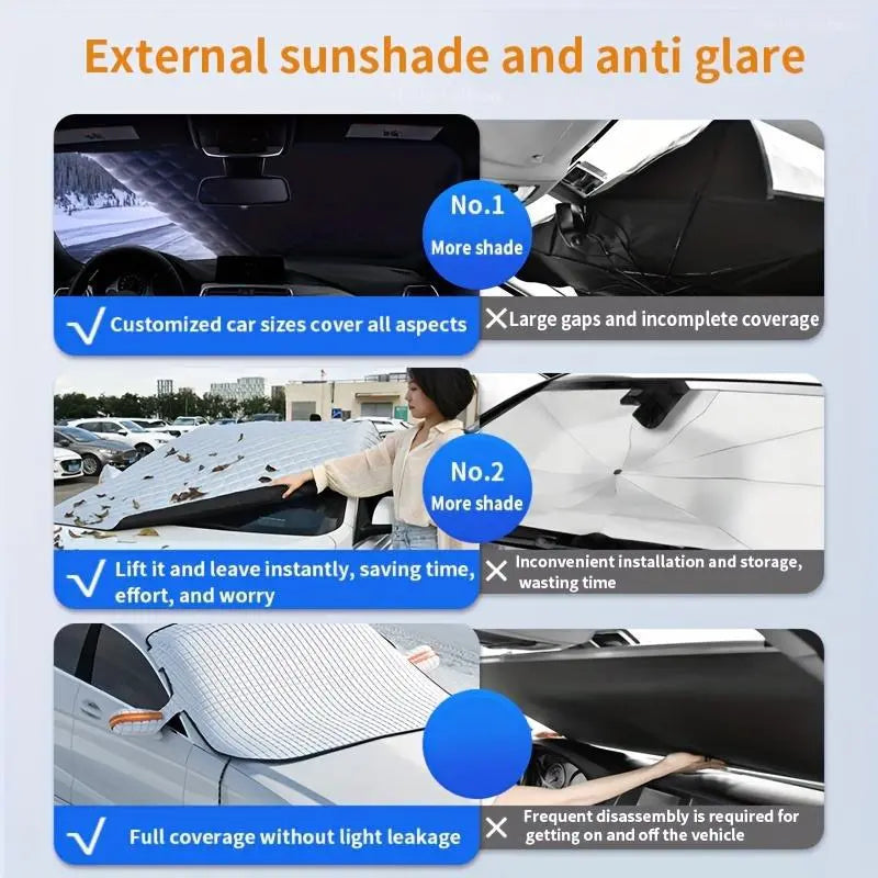 Mroace All Season Windshield Snow And Sun Cover
