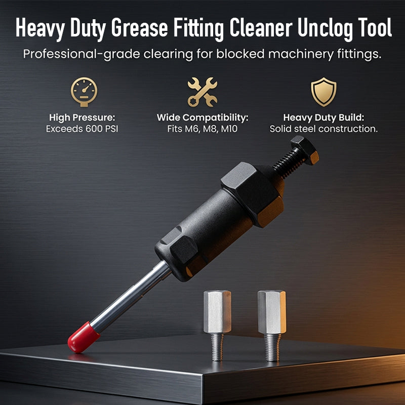 Mroace Heavy Duty Grease Fitting Cleaner Tool