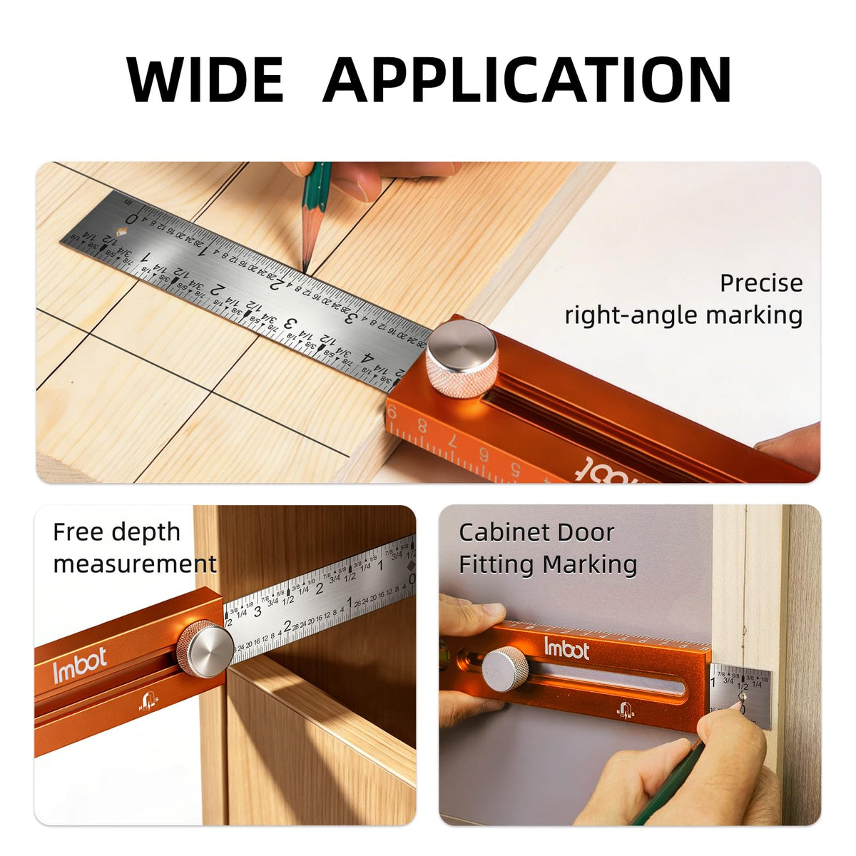 Mroace Precision Multi Level Marking Ruler