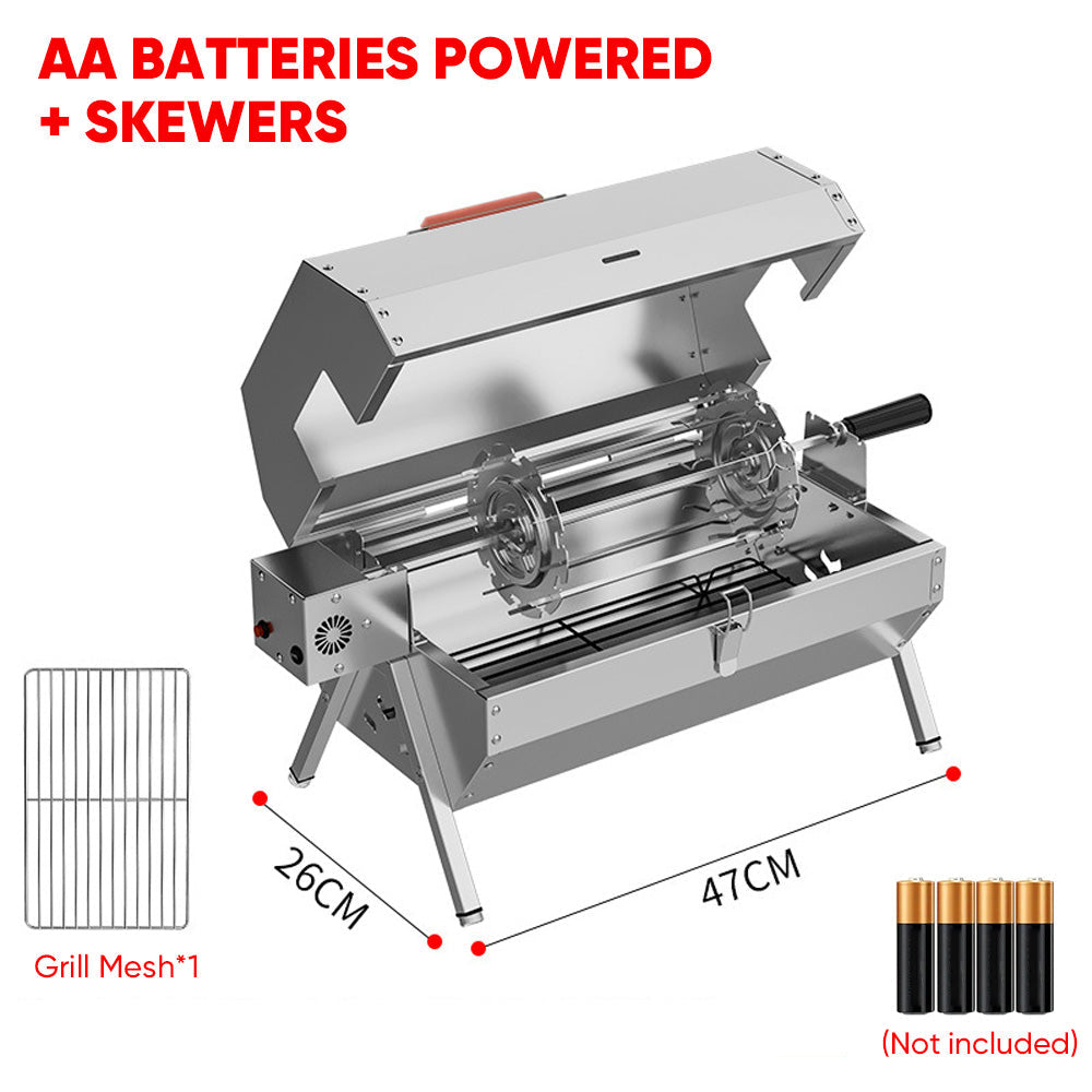 Mroace Twin Burner Electric BBQ Grill