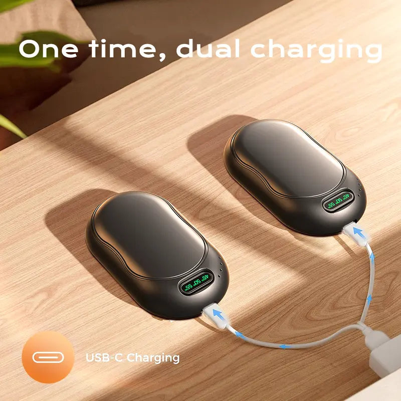 Mroace Rechargeable Electric Hand Warmers With Adjustable Heat Levels