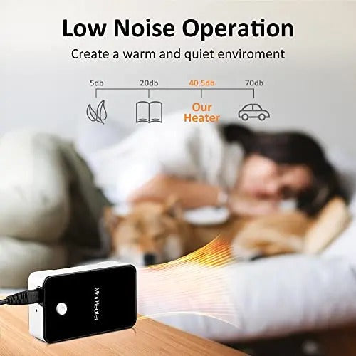 Mroace Rechargeable Portable Mini Warm Air Blower