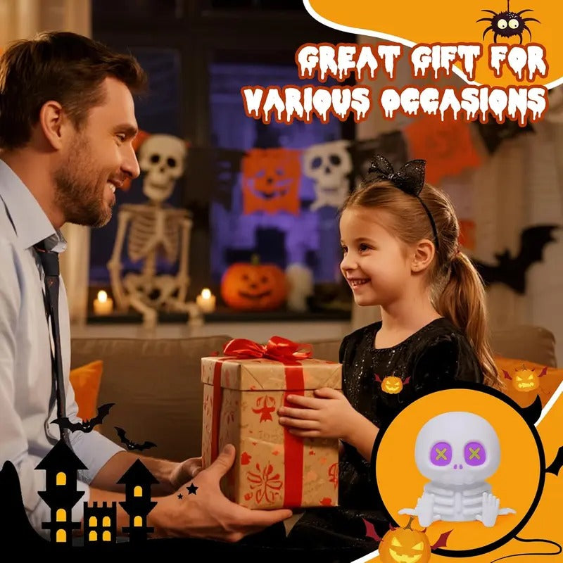 Mroace Touch Control Silicone Skull Night Light