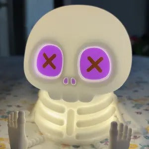 Mroace Touch Control Silicone Skull Night Light