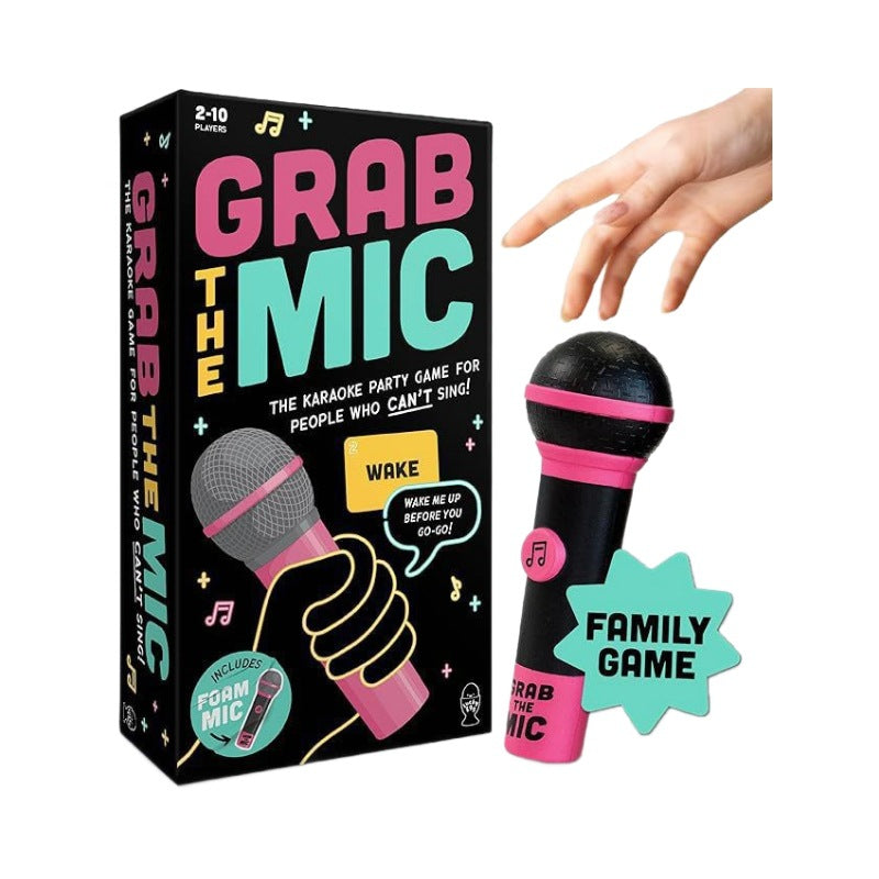Mroace Karaoke Style Party Game With Foam Microphone