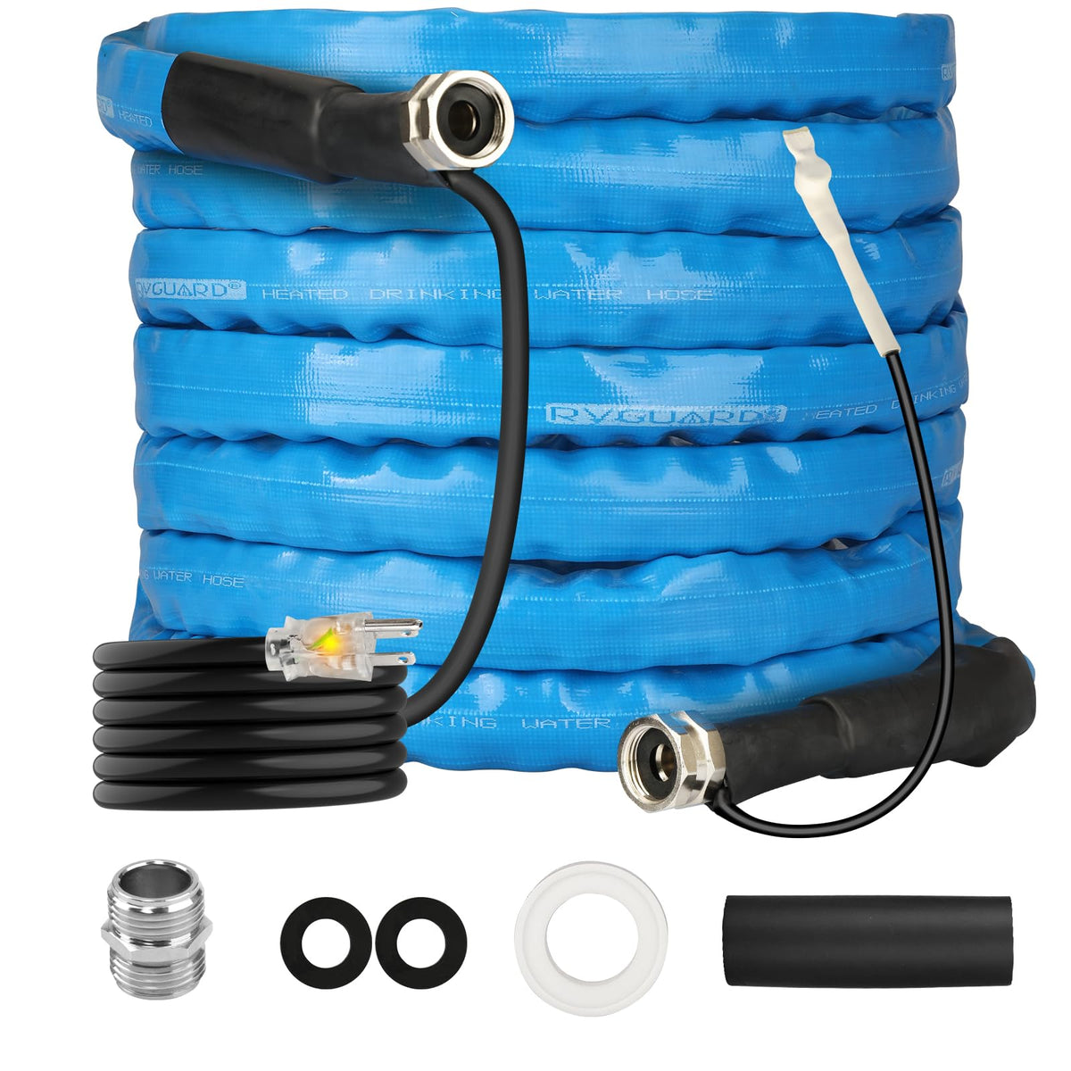 Mroace 50FT Heated RV Water Hose with -20°F Freeze Protection