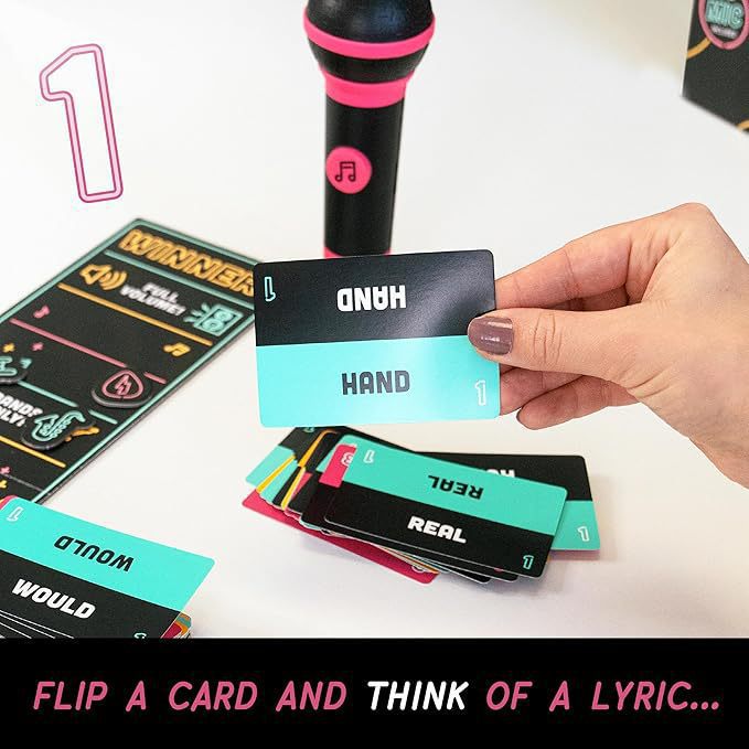 Mroace Karaoke Style Party Game With Foam Microphone