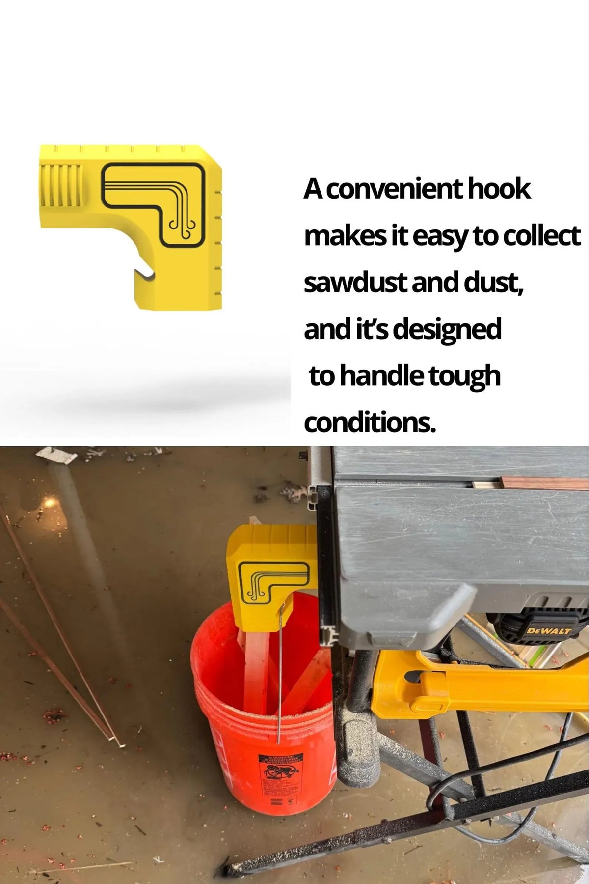 Mroace Gravity Feed Table Saw Dust Collection Adapter